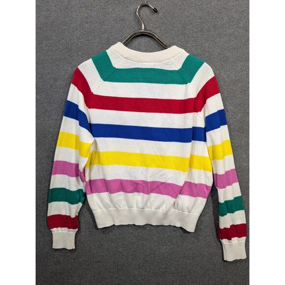 Mickey Mouse Cardigan Womens Large Jacquard Knit Disney Colorful Embroidered - Picture 4 of 9